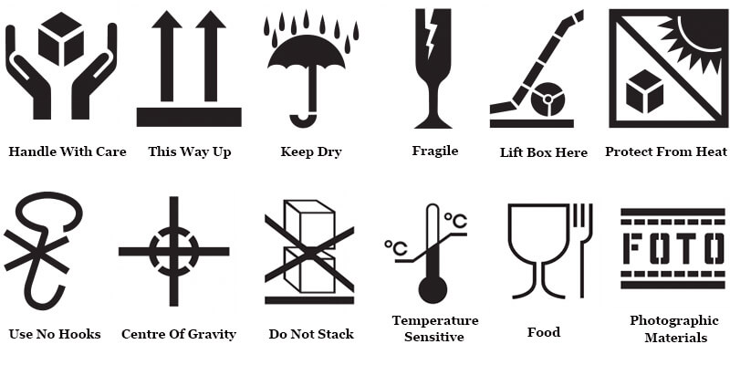 12 most common hanlding marks