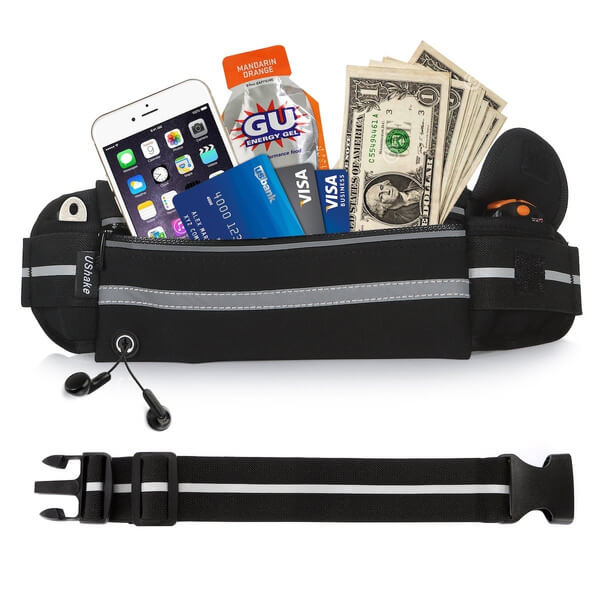 Unshaken Running Walking Cycling Belt Pouch for Phones