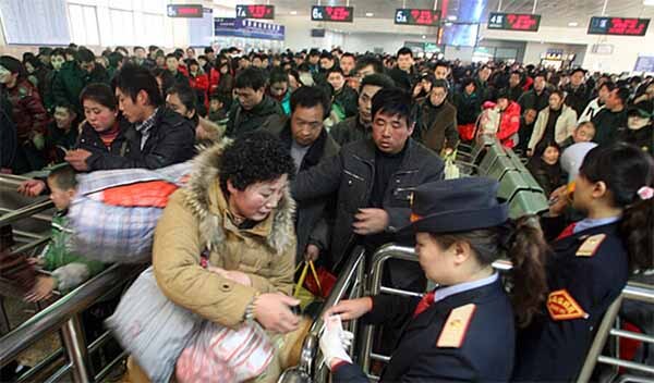 chunyun Spring Festival travel rush